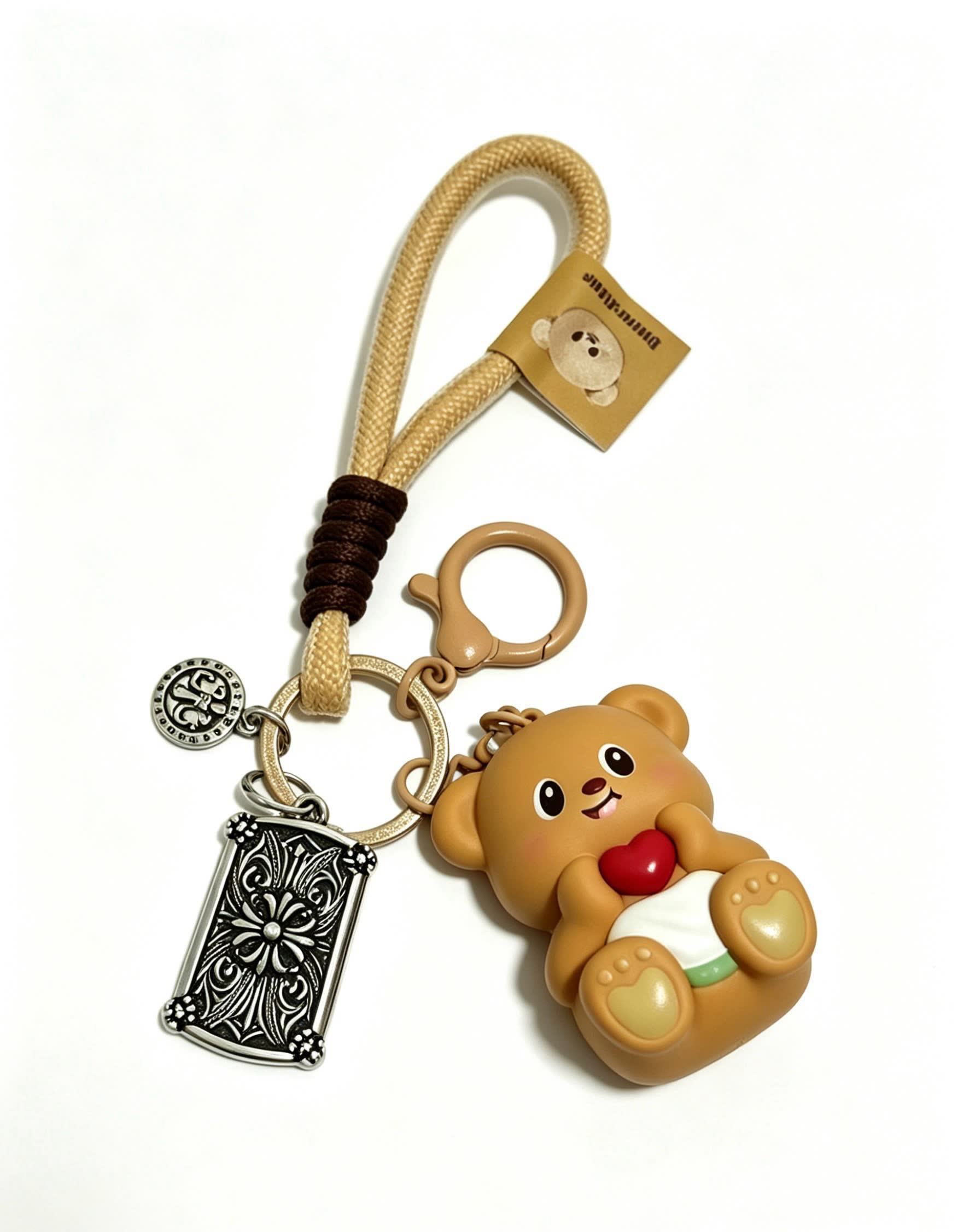 Chrome Hearts Chore Chorts Bear Keychain